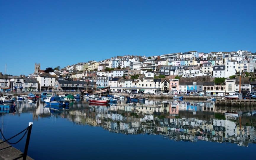 Brixham Harbour in Summer