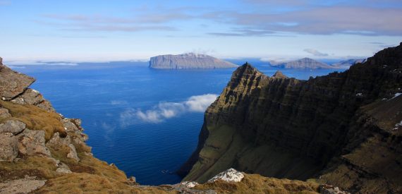 Tecla crew Scaling summits on Faroes