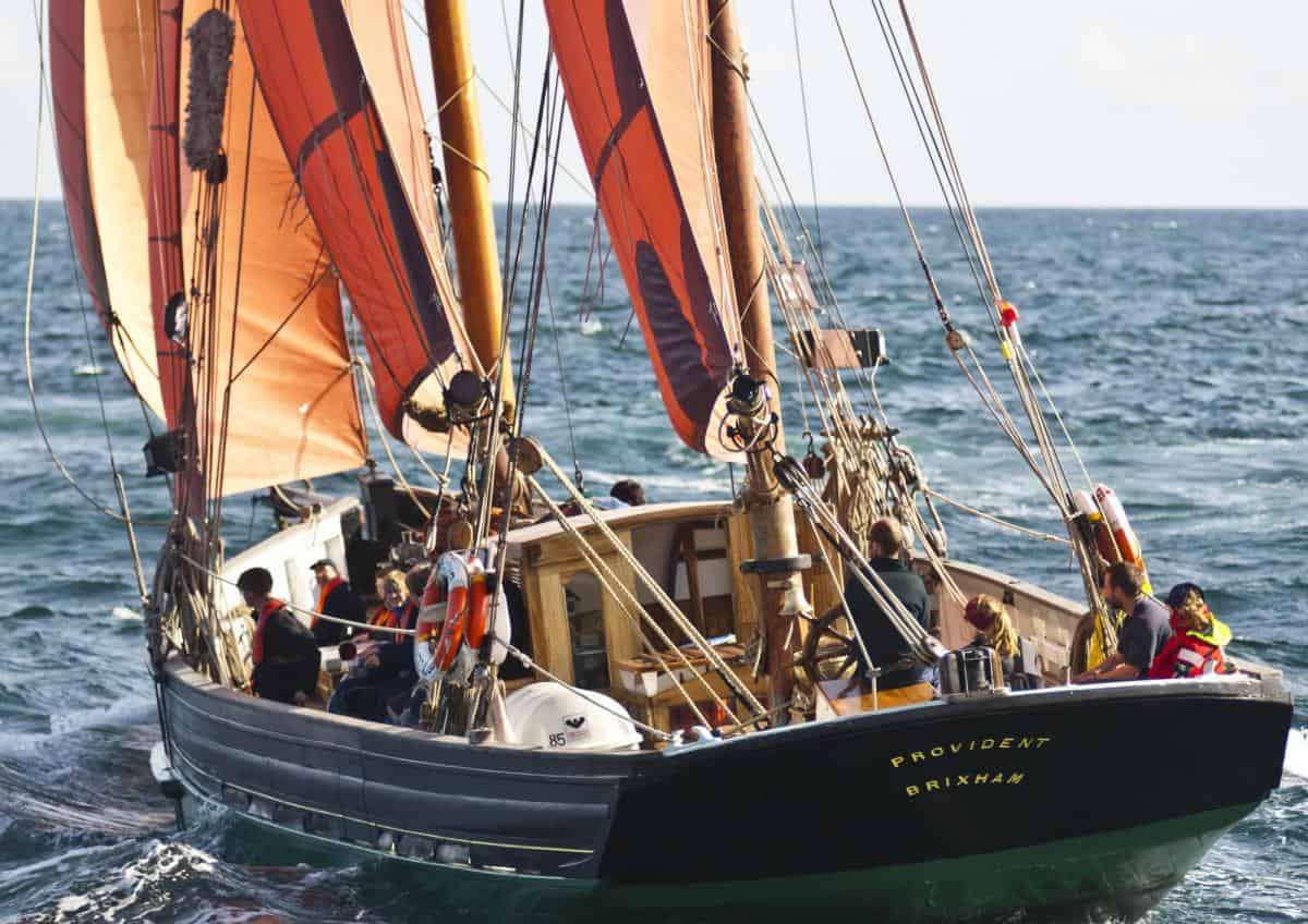 Sail with Provident at the Brixham Heritage regatta