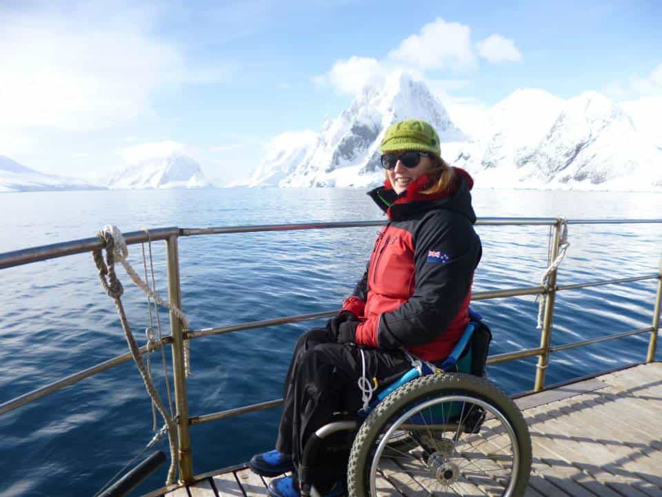 These wheels are made for exploring. Disabled crew in Antarctic