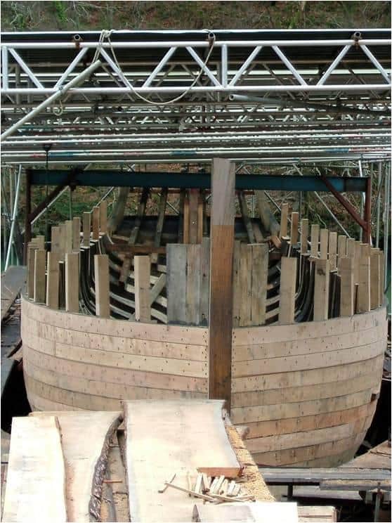 Imagine Steam Bending those hull planks at the bow. 