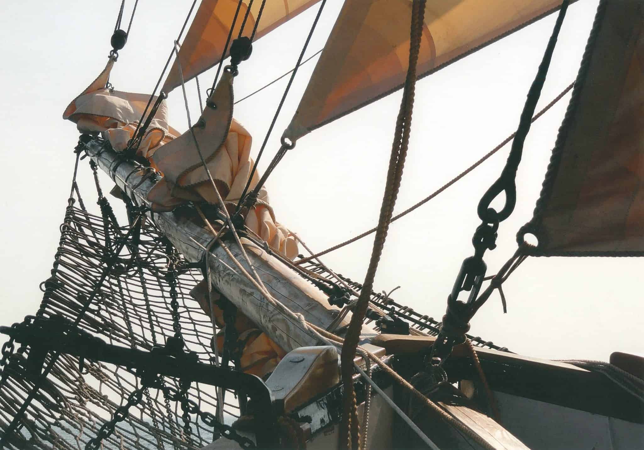 The Bolt Rope located in the headsail and is one of the Ropes on a Sailing Boat