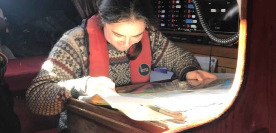 Isabelle Howells photo from RYA yachtmaster course on Moosk - October 2018 Winner