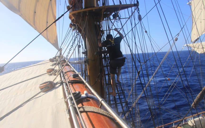 Footwear for tall ships and when to go barefoot