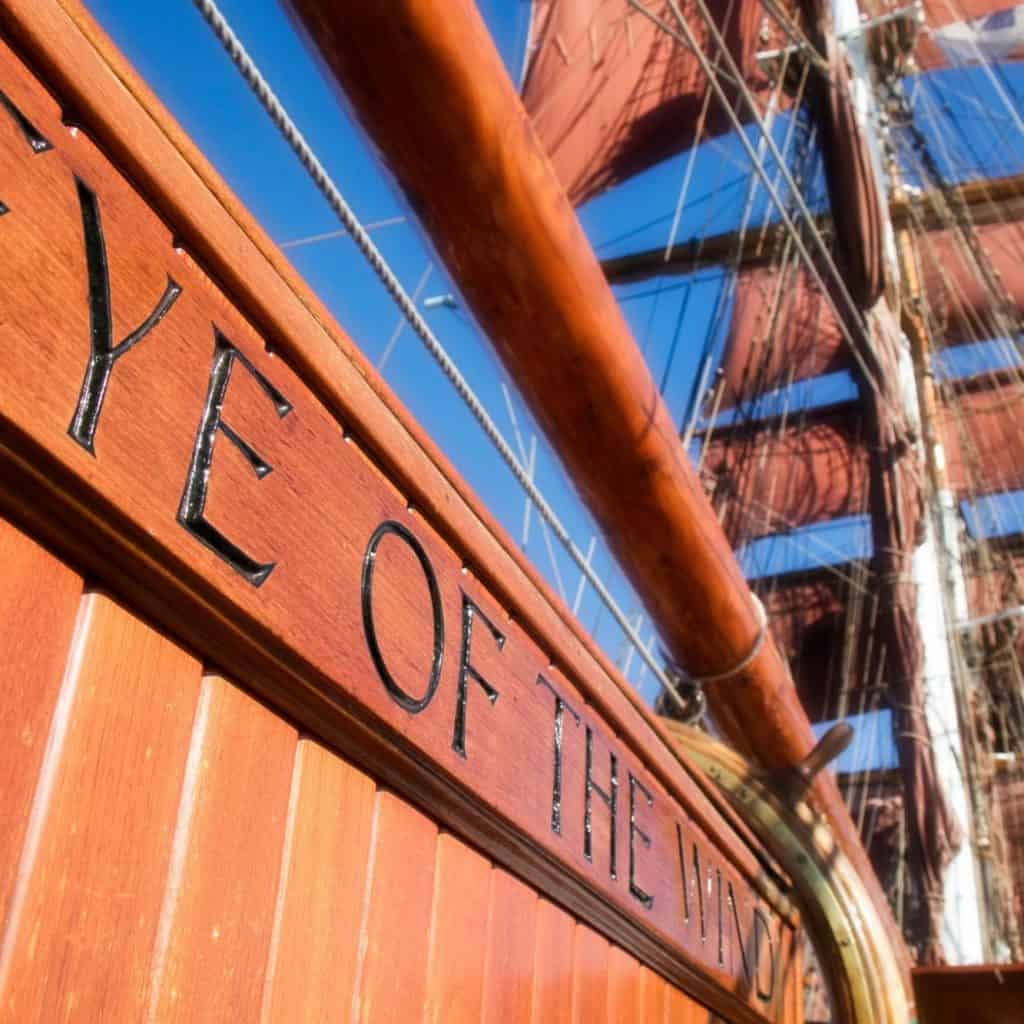 eye of the wind is a well known tall ship