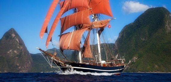 French Caribbean. Sail from Guadeloupe