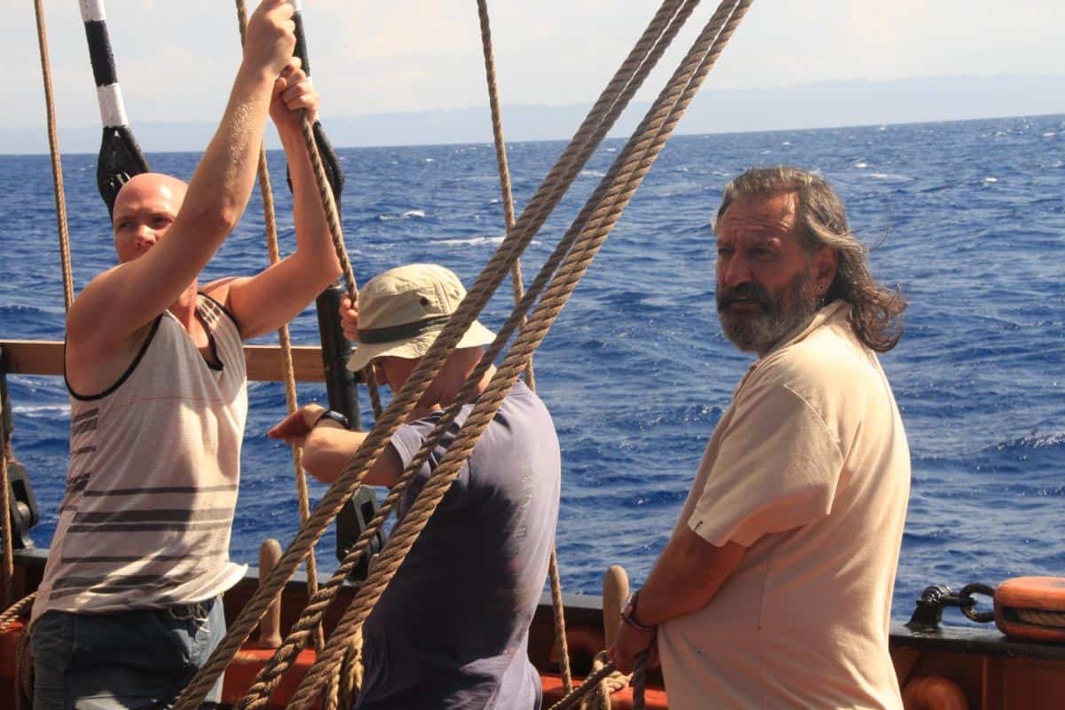 Ocean guest crew Peter Nigel and Tikeram