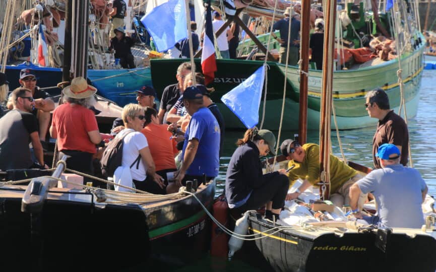 Summer maritime festivals - Tallulah crew at Brest 2024