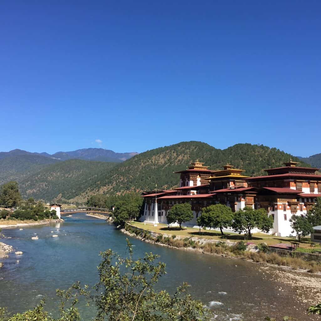 Punakha Dzong Temple Bhutan by Adam Purser